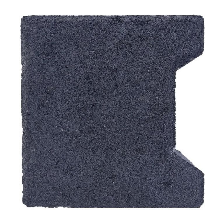 Begin_eindsteen H-profiel klinker 8 cm Zwart