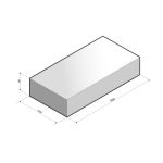 Betontegel 15x30x6 Grijs ZVK KOMO