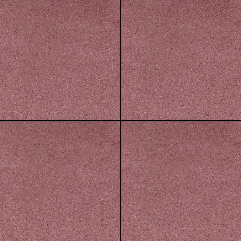 Betontegel 50x50x5 Rood KOMO