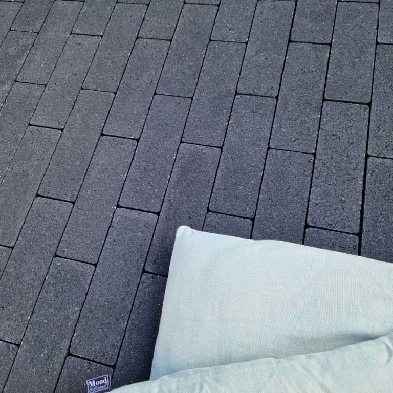 Dikformaat strak 21x7x8 cm Antraciet KOMO