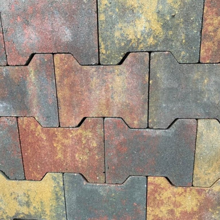 H-profiel klinker 8 cm Bont Gevlamd