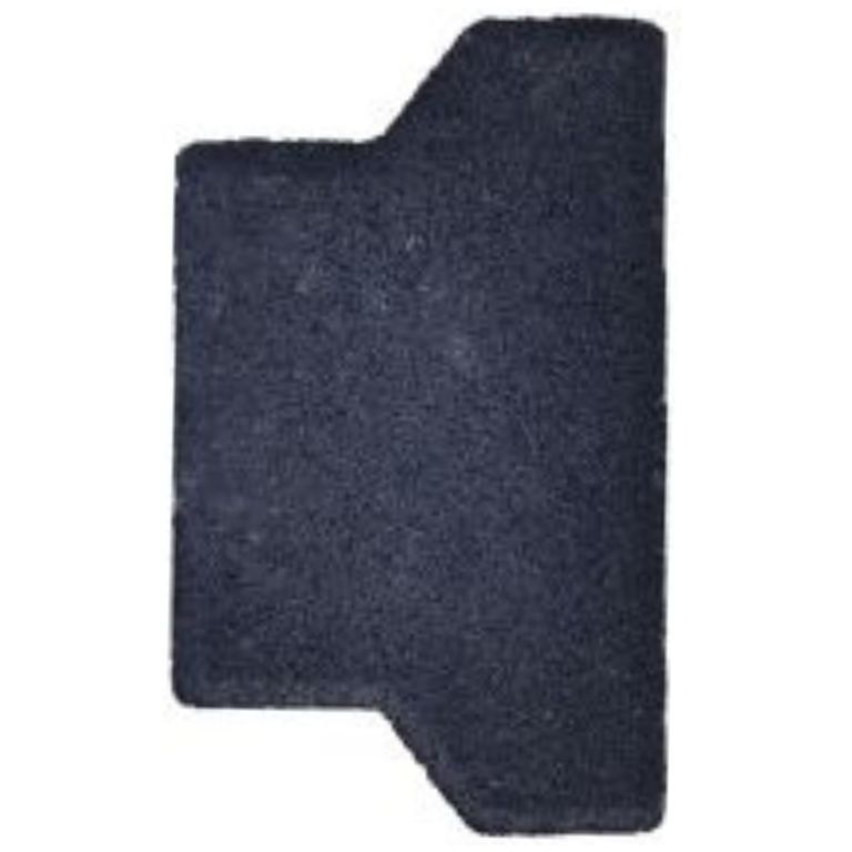 Halve H-profiel klinker 8 cm Zwart