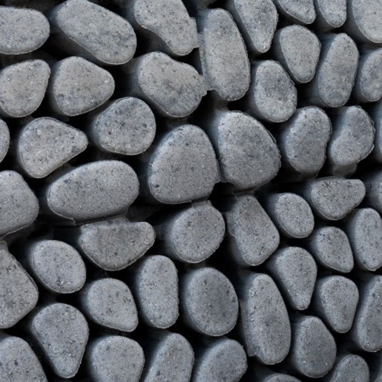 Keigrasstenen 45x45x10 cm Grijs_Zwart