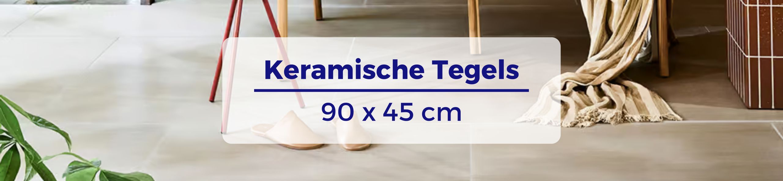 Keramische Tegels 90x45 - vtwonen Solostone Form Taupe 45x90
