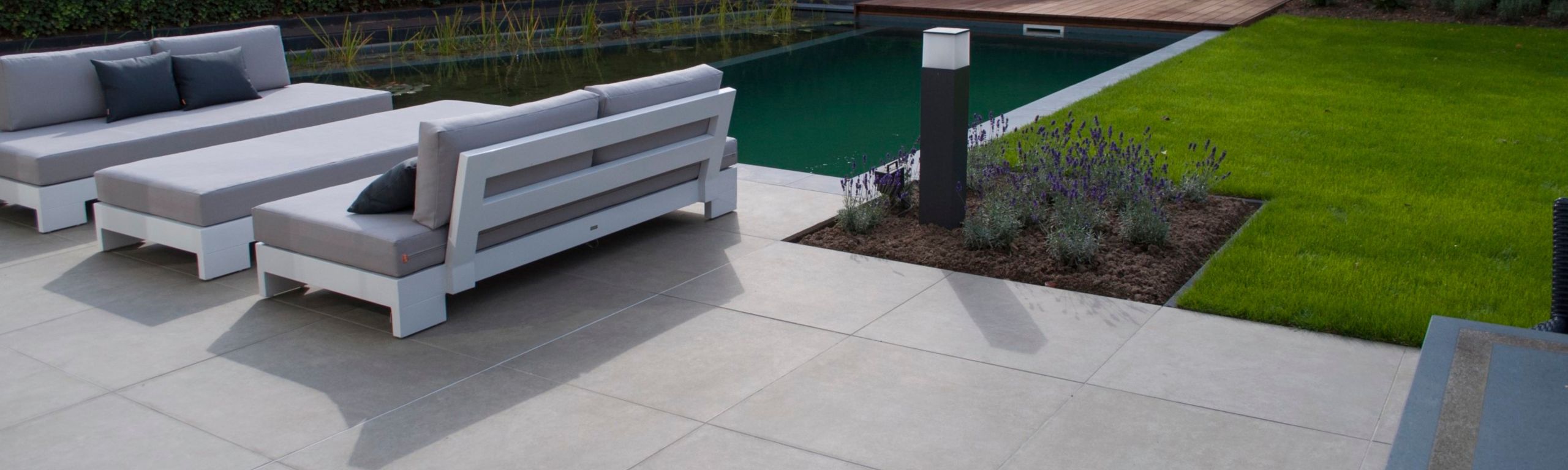 Keramische Tegels - SolidSquare keramisch 60x60x3 cm puzzolato grigio