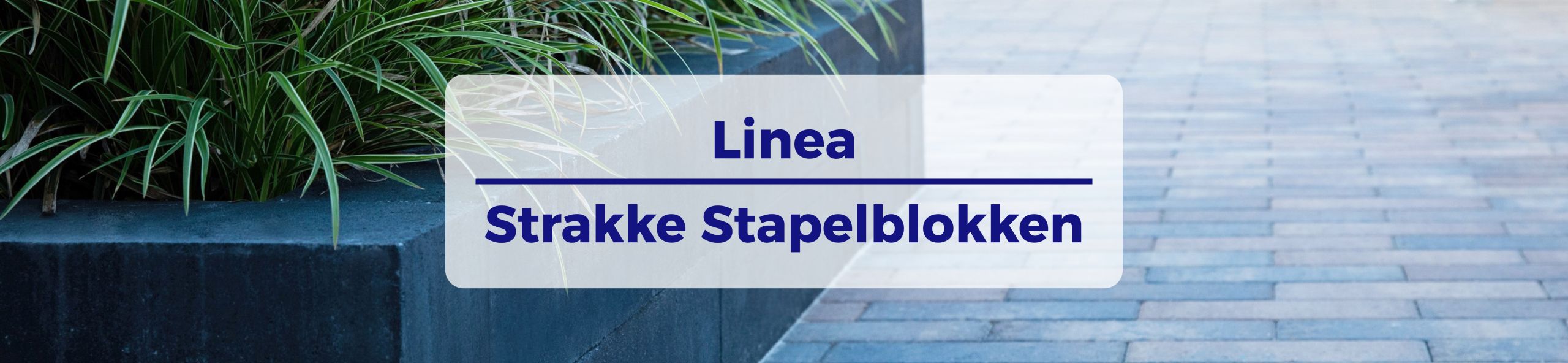Linea Strakke Stapelblokken - 15x15x60 antraciet