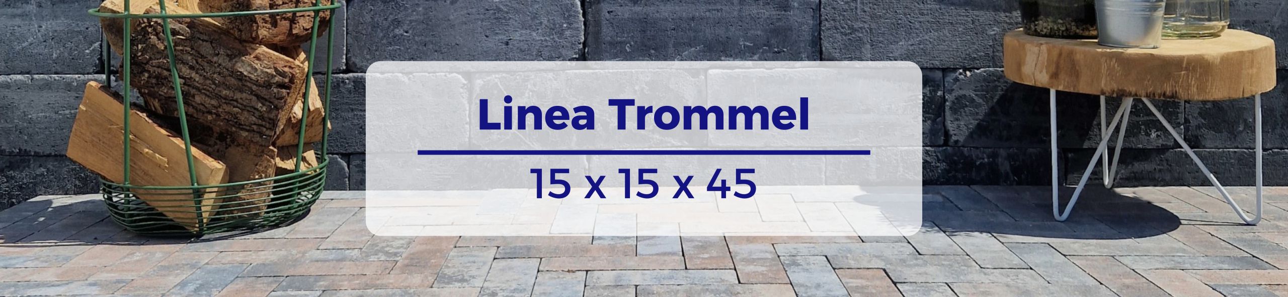 Linea Trommel 15x15x45 - Tricolore