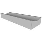 Molgoot 12,5x40x100 holling 4 cm