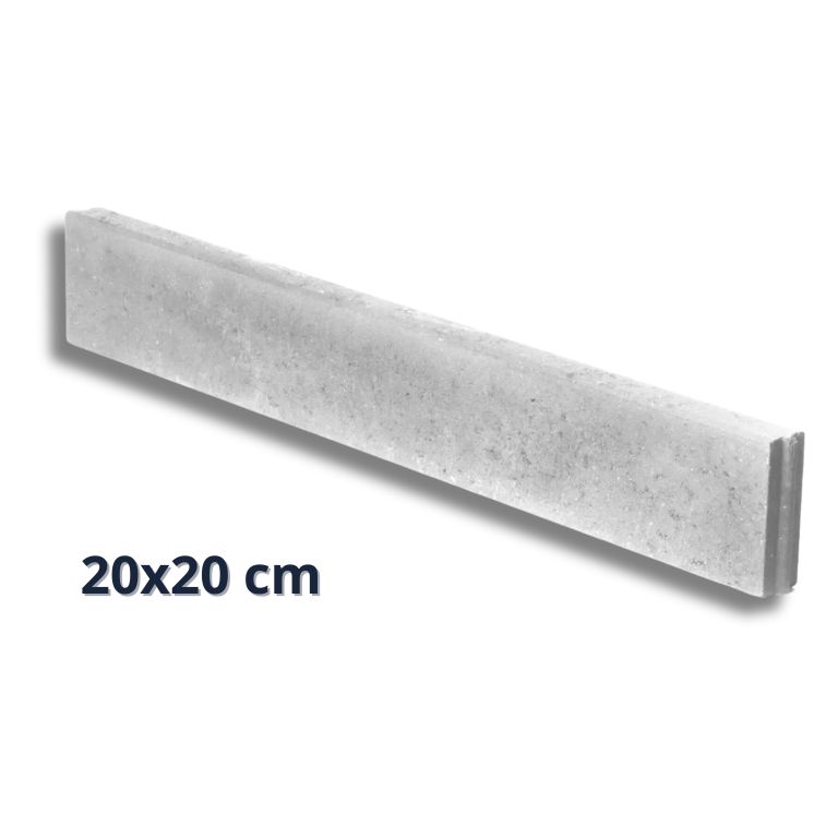 Opsluitband 20x20x100 cm Grijs