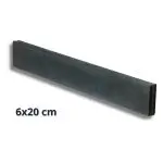 Opsluitband 6x20x100 cm Zwart _ Antraciet