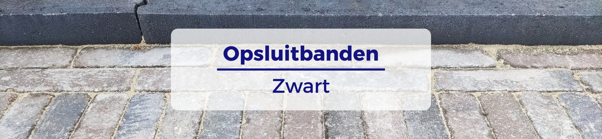 Opsluitbanden zwart