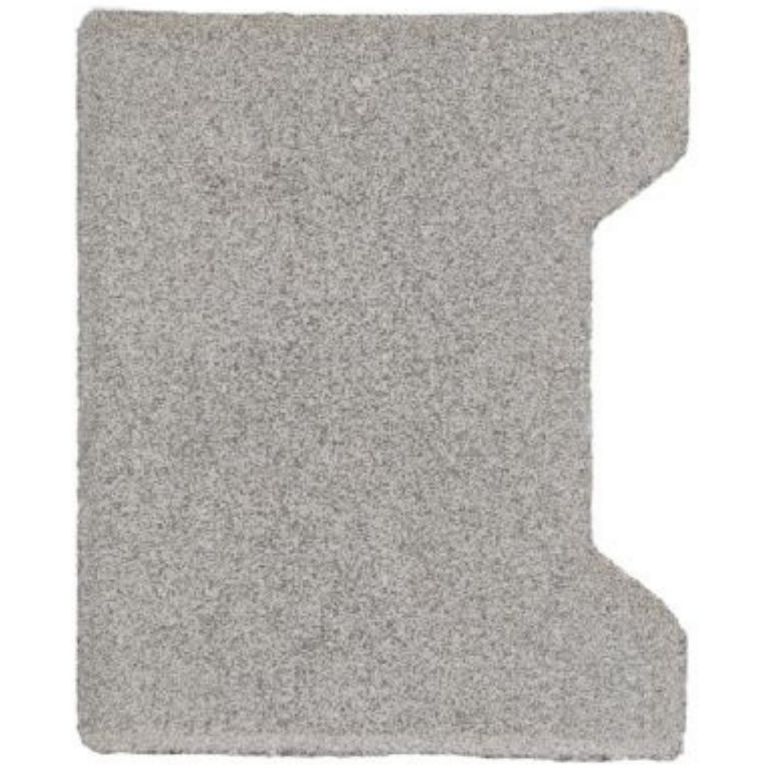 S-Top Halve H-profiel begin/eind 8 cm Grijs