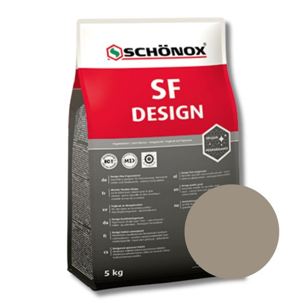 Schönox Voeg SF Design 5 KG - Zandgrijs