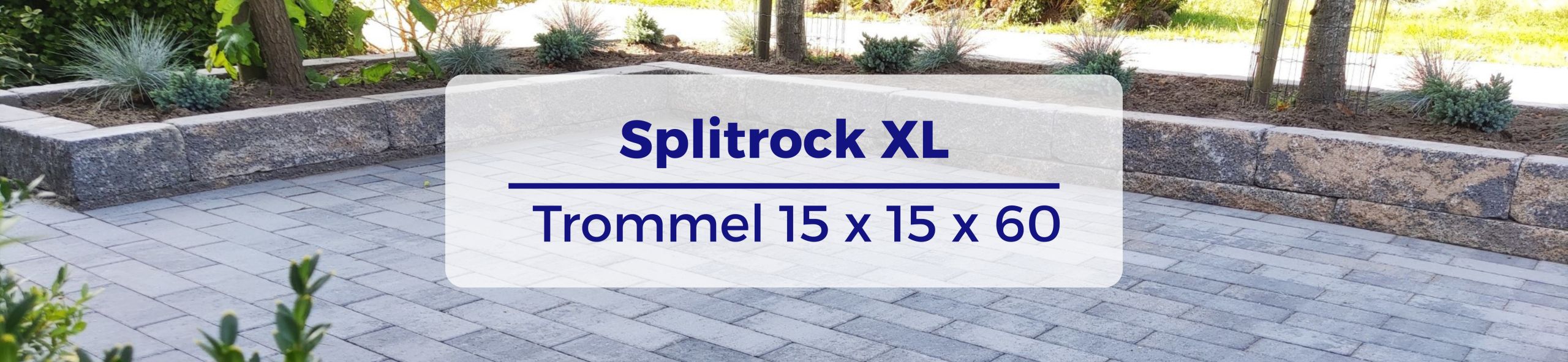 Splitrock XL Trommel 15x15x60 Musselkalk
