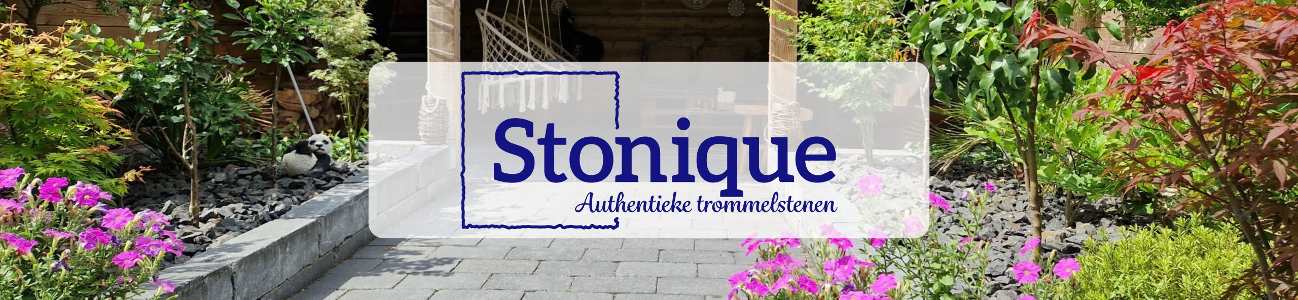 Stonique Trommelstenen - 20x30x6 antraciet
