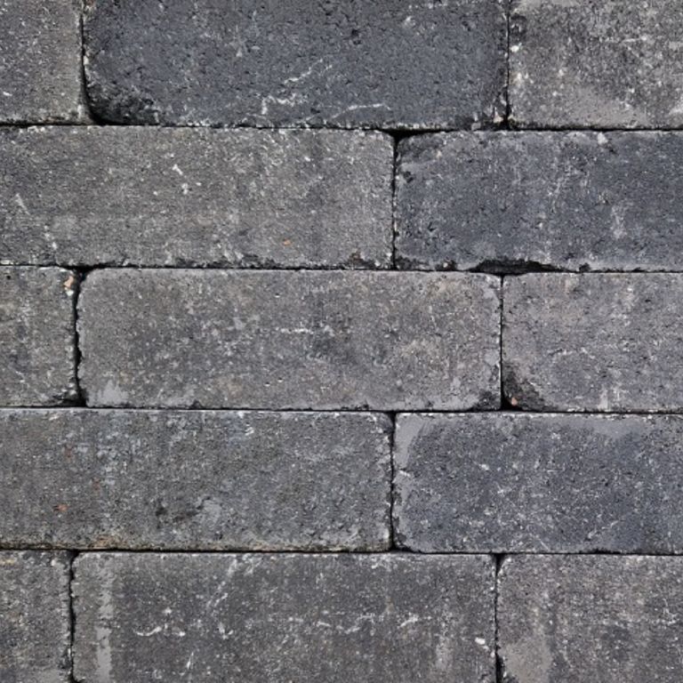 Stonique getrommelde Longstone 7 cm Antraciet