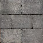 Stonique trommel 20x30x5 cm Grijs_Zwart