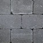 Stonique trommel 20x30x6 cm Antraciet