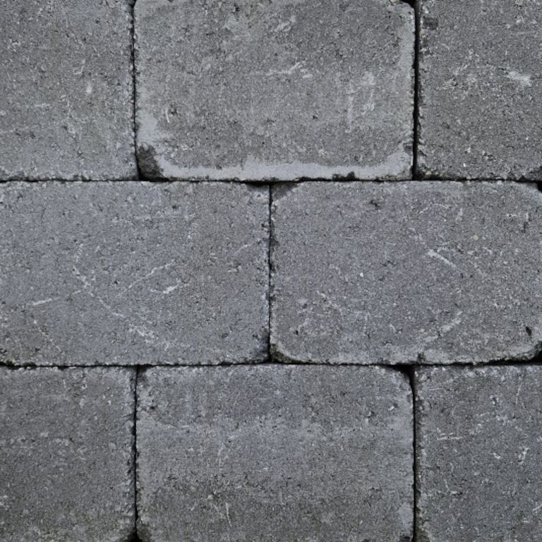 Stonique trommel 20x30x6 cm Antraciet