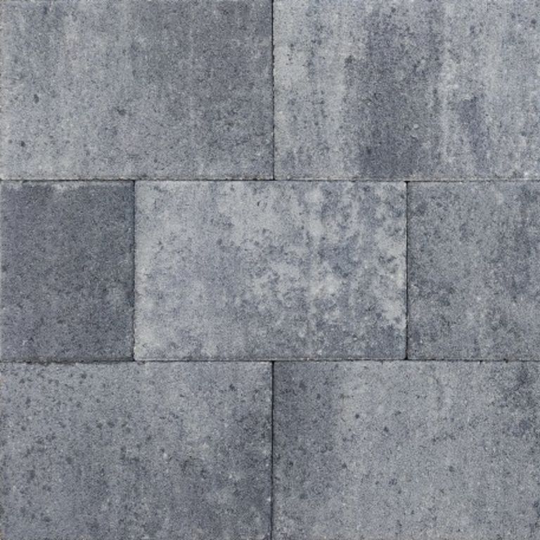 Straksteen 20x30x5 cm Grijs_Zwart