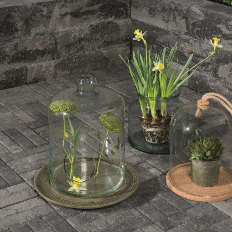 Splitrock XL trommel 15x15x60 cm 2.0 Grijs/Zwart