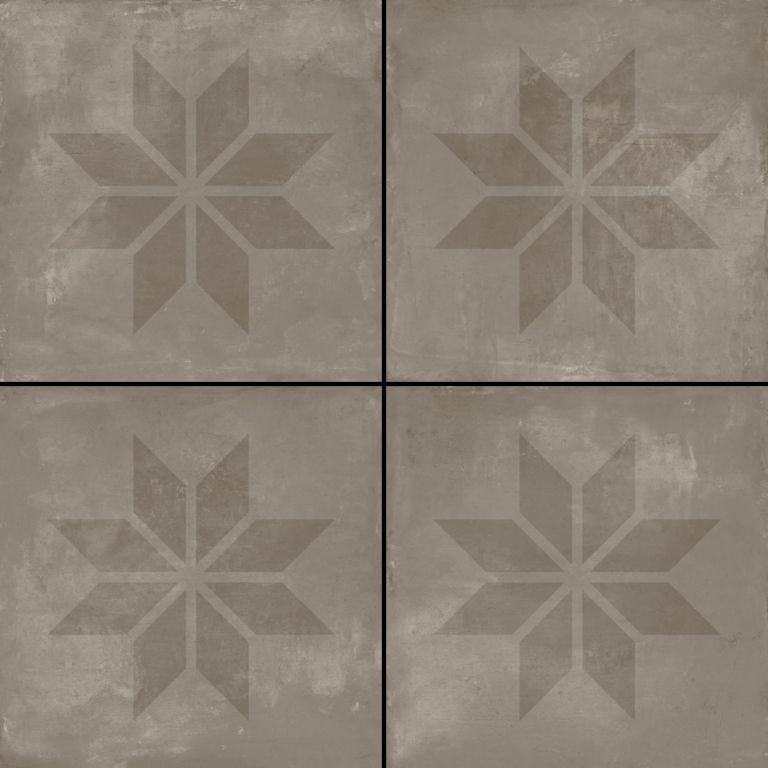 vtwonen Solostone Decoren Earth Star Grey 70x70