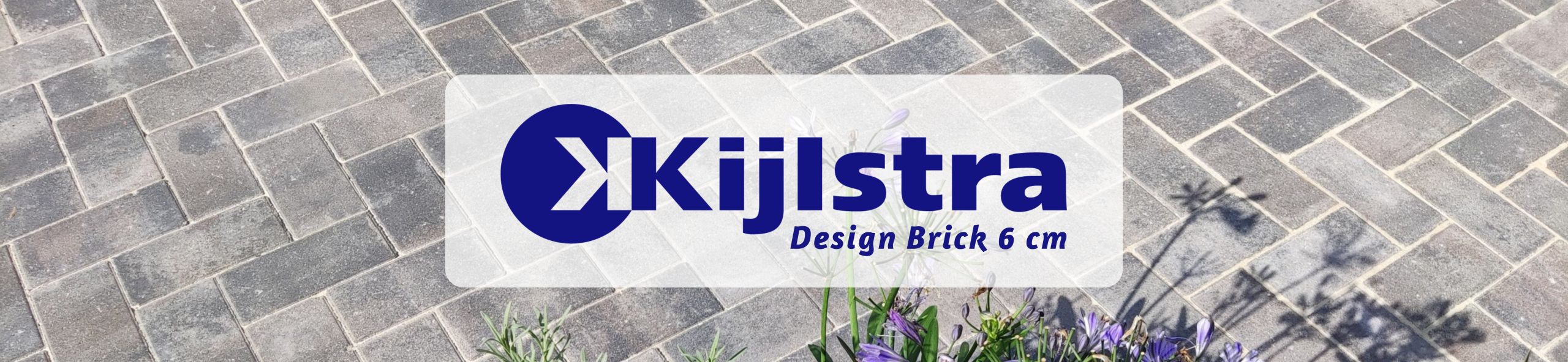 Design Brick glad 6 cm - Ocean