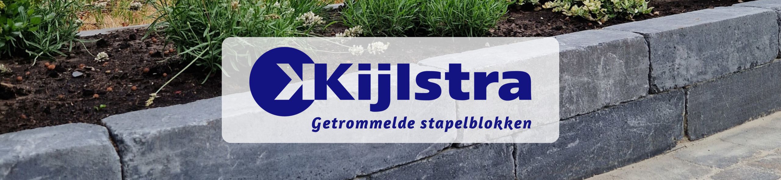 Getrommelde stapelblokken - Linea trommel 15x15x60 cm antraciet