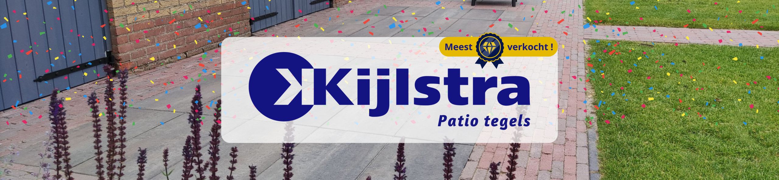 Meest verkochte Patio tegels - Patio square 40x80x5 cm ocean