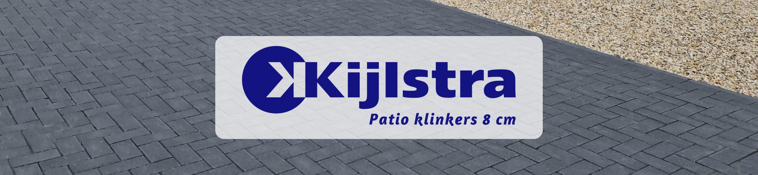 Patio klinkers 8 cm - Black