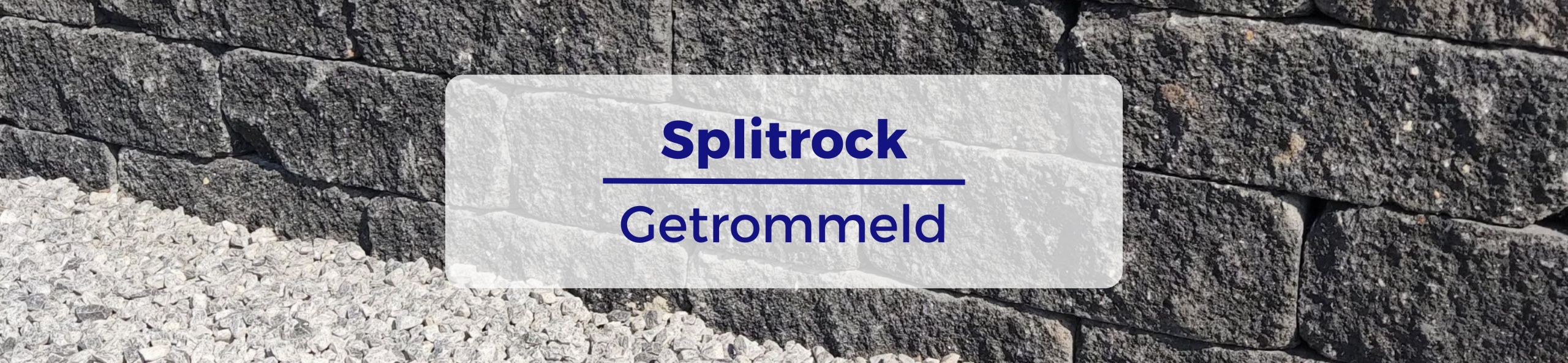 Splitrock Trommel 11x13x32 - Antraciet