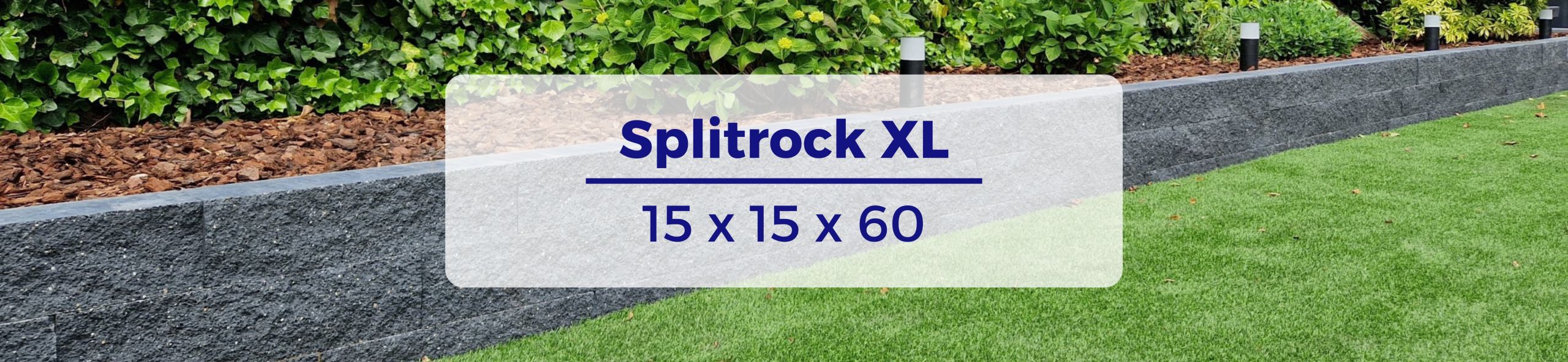 Splitrock XL stapelblokken - strak antraciet