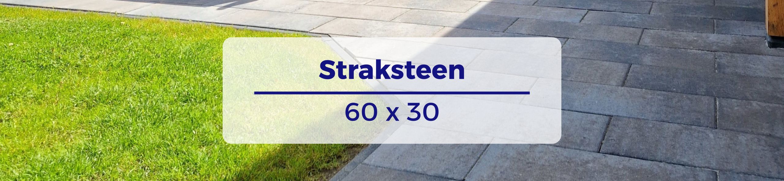 Straksteen 60x30 - Oud Drachten
