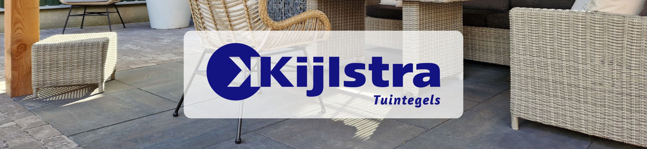 Tuintegels met deklaag - h2o dark sepia