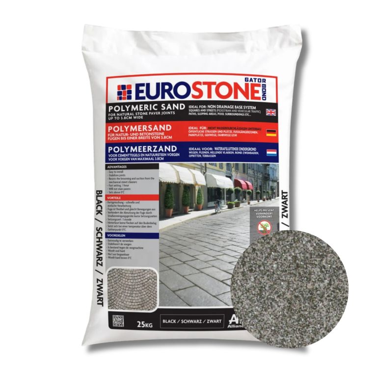 Gator EuroStone Antraciet zak 20kg