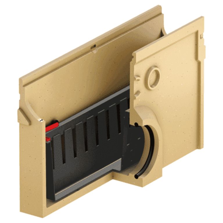 ACO Euroline 2.0 H100 gootelement 50 cm Vuilvanger