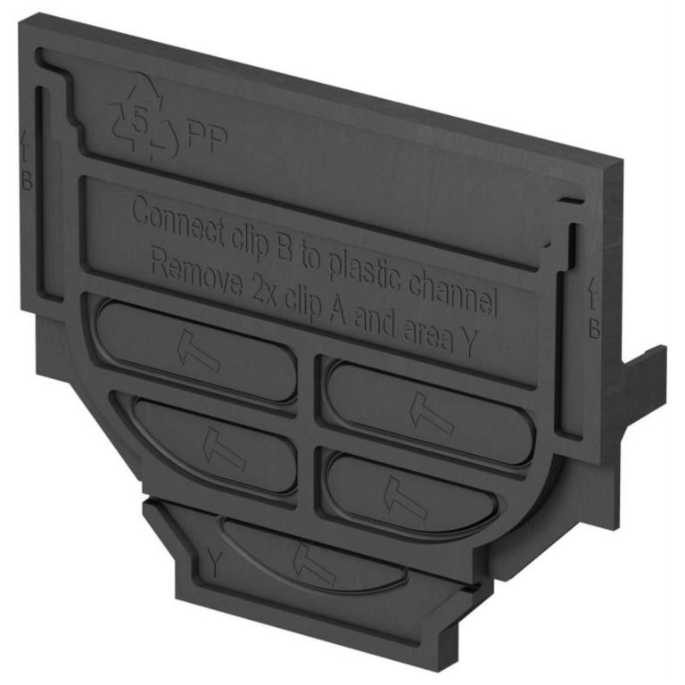 ACO Hexaline Eindplaat