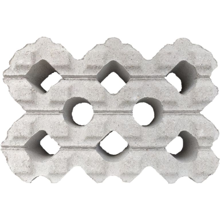 Grasbeton WaterWijs 40x60x10 cm Grijs profiel (VE)