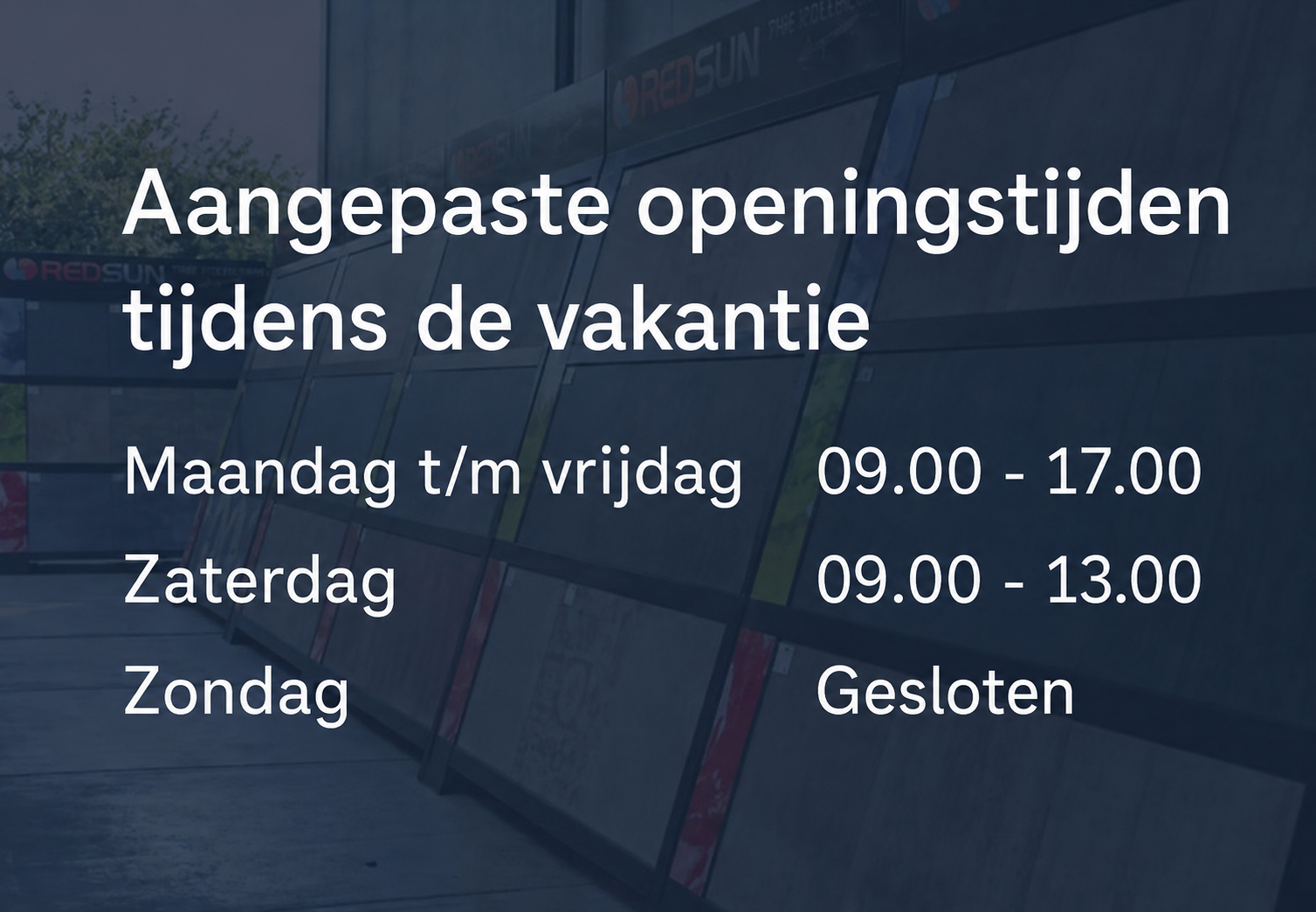 Showtuin sierbestratingsmarkt openingstijden