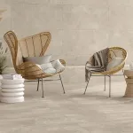 Beste Koop Uni Texture Ivory 80x80