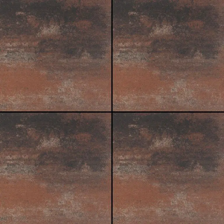 Patio Square Top 60x60 tegel Tricolore