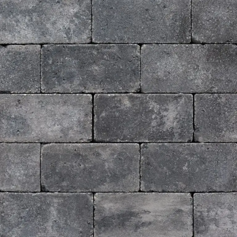 Stonique getrommelde Betonklinker 6 cm Antraciet BKK