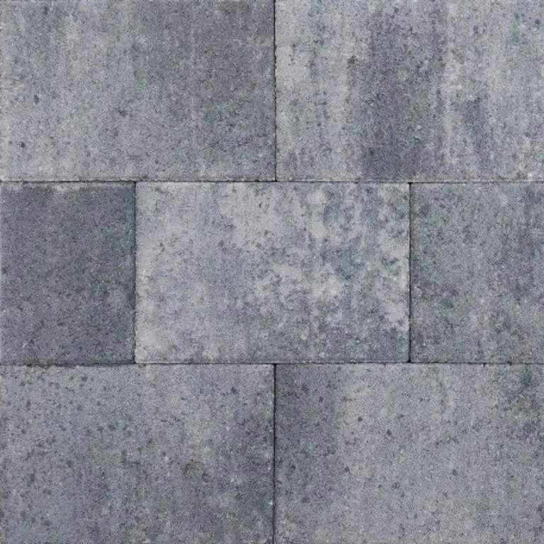 Straksteen 20x30x5 cm Grijs_Zwart